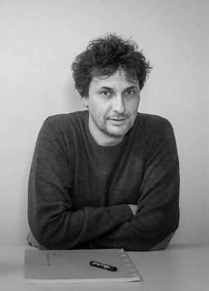 Michele Bonino. Portrait photo. 