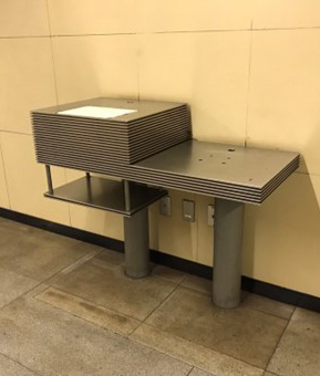 A piece of furniture. Photo.