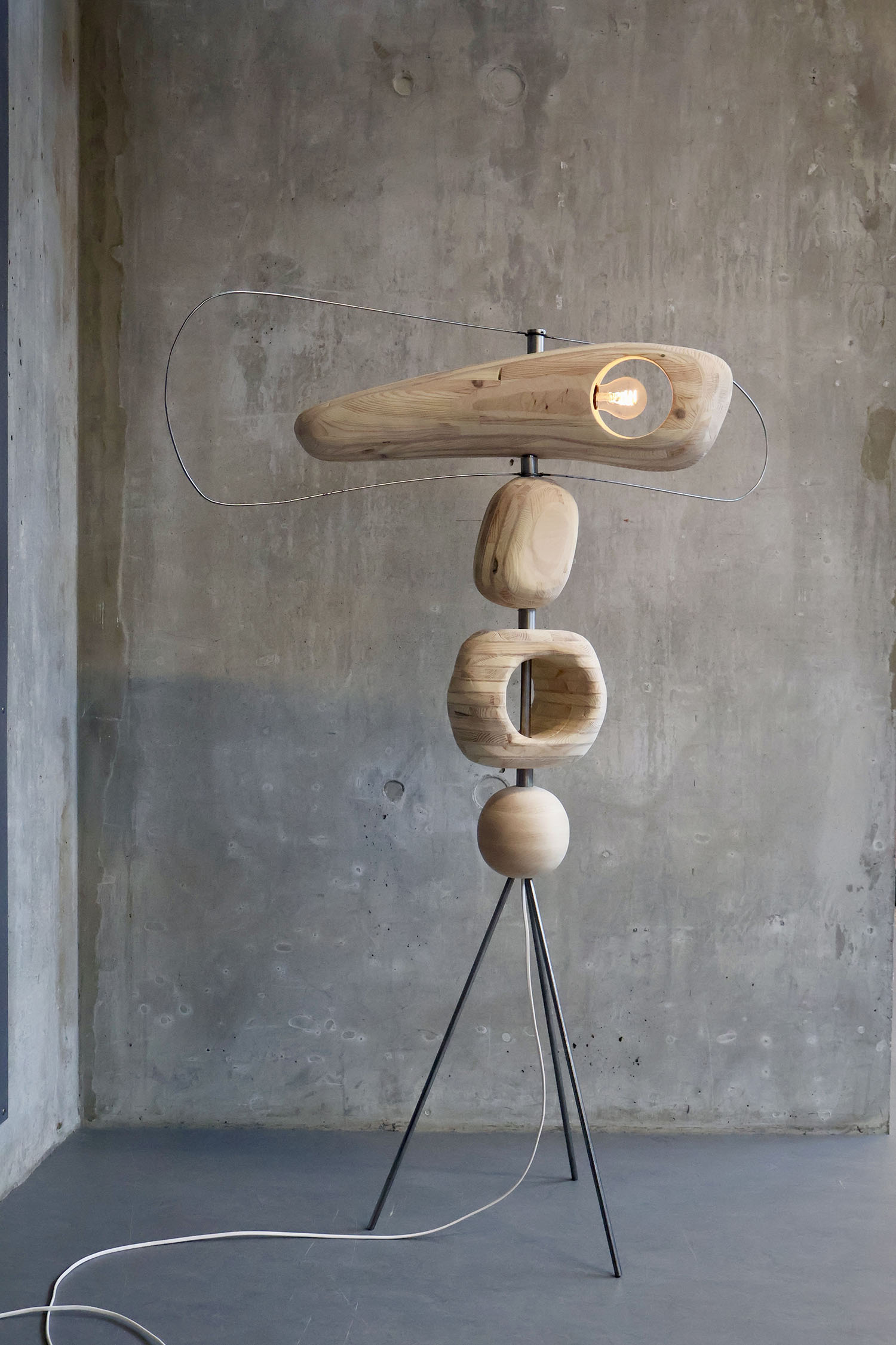 Floor lamp. Photo.