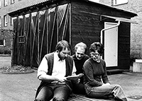 Rikard Kueller, Gunnar Sorte, Marianne Kueller. Photo. 