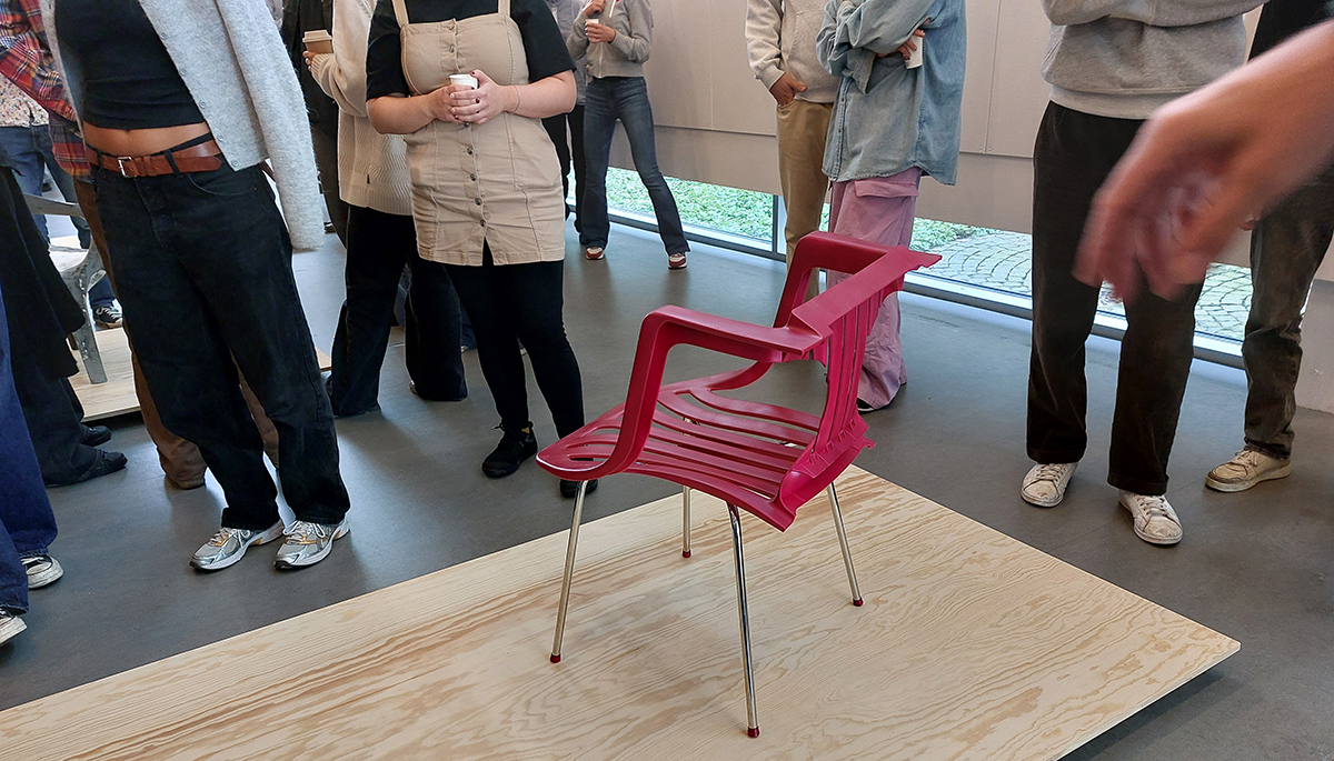 Chair plastic. Photo.