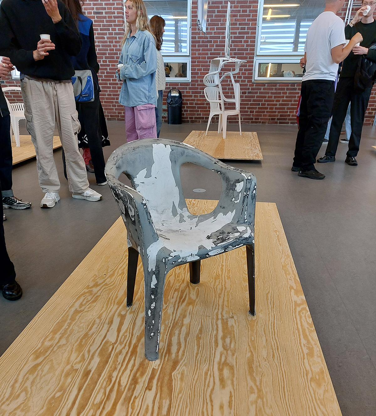 Chair plastic. Photo.