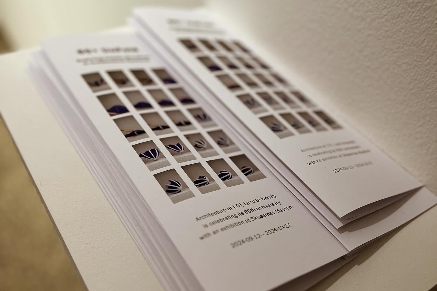 Flyers for Exhibition Unfold. Photo. 